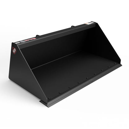 Virnig V20 Mini Skid Steer High Capacity Dirt Bucket | Models CHCB36, CHCB42, CHCB44, CHCB48 & CHCB54 | Widths 36" To 54" | Hydraulic Flow Range 15 To 25 GPM | For Mini Skid Steer