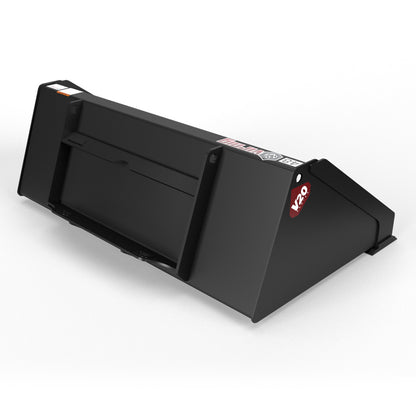 Virnig V20 Mini Skid Steer Low Profile Dirt Bucket | Models CLPB36, CLPB42, CLPB44 & CLPB48 | Widths 36" To 48" | Hydraulic Flow Range 15 To 25 GPM | For Mini Skid Steer