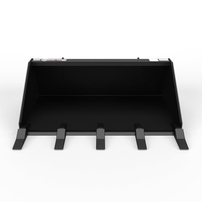 Virnig V20 Mini Skid Steer Low Profile Dirt Bucket | Models CLPB36, CLPB42, CLPB44 & CLPB48 | Widths 36" To 48" | Hydraulic Flow Range 15 To 25 GPM | For Mini Skid Steer