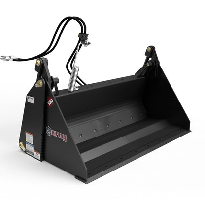 Virnig V20 Mini Skid Steer Multi-Purpose Bucket (4-in-1) | Models CMP36, CMP42, CMP48 & CMP54 | Widths 36" To 54" | Hydraulic Flow Range 15 To 25 GPM | For Mini Skid Steer