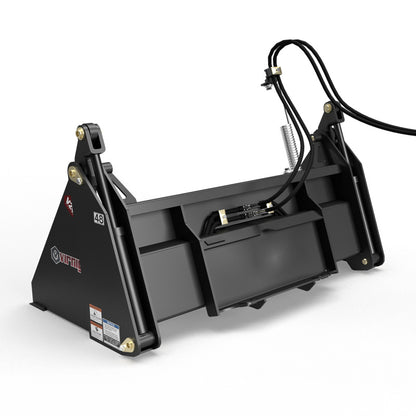 Virnig V20 Mini Skid Steer Multi-Purpose Bucket (4-in-1) | Models CMP36, CMP42, CMP48 & CMP54 | Widths 36" To 54" | Hydraulic Flow Range 15 To 25 GPM | For Mini Skid Steer