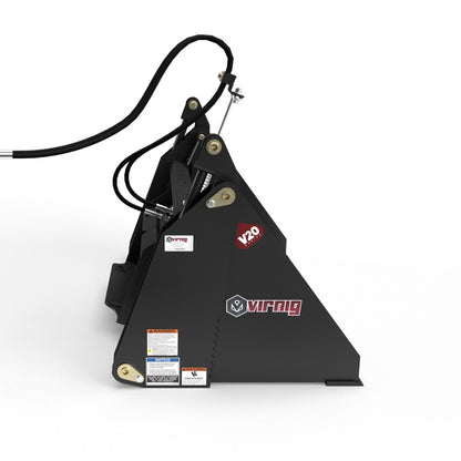 Virnig V20 Mini Skid Steer Multi-Purpose Bucket (4-in-1) | Models CMP36, CMP42, CMP48 & CMP54 | Widths 36" To 54" | Hydraulic Flow Range 15 To 25 GPM | For Mini Skid Steer