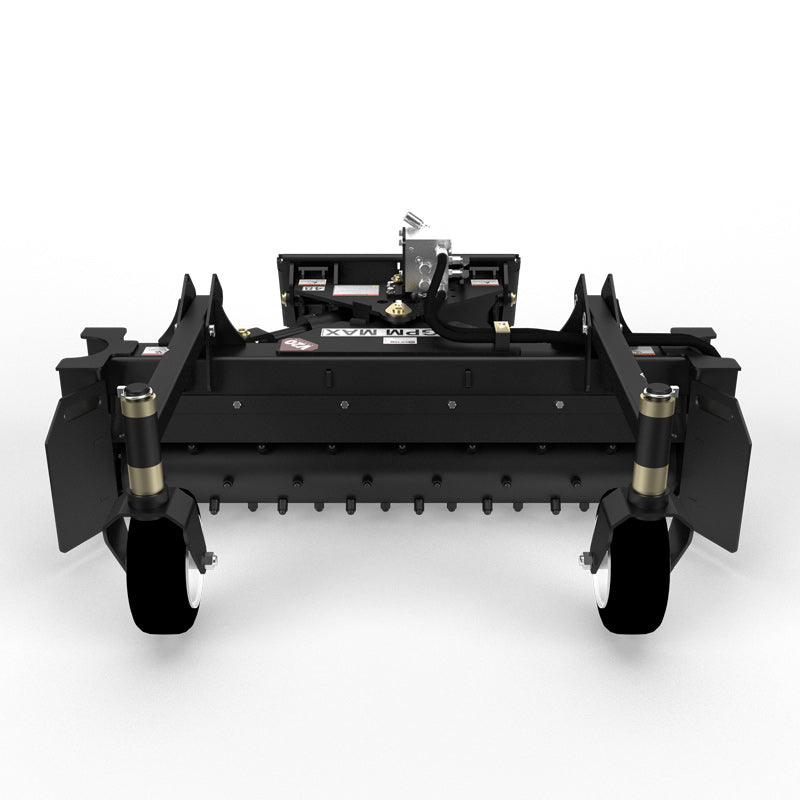 Virnig V20 Mini Skid Steer Power Rake | Mpdel CPR48 & CPR60 | Raking Widths 48" & 60" | Hydraulic Flow 10 To 18 GPM | For Mini Skid Steers