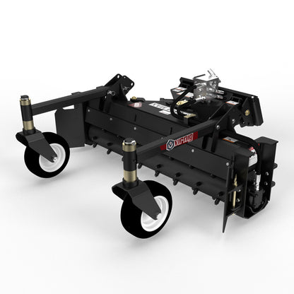 Virnig V20 Mini Skid Steer Power Rake | Mpdel CPR48 & CPR60 | Raking Widths 48" & 60" | Hydraulic Flow 10 To 18 GPM | For Mini Skid Steers
