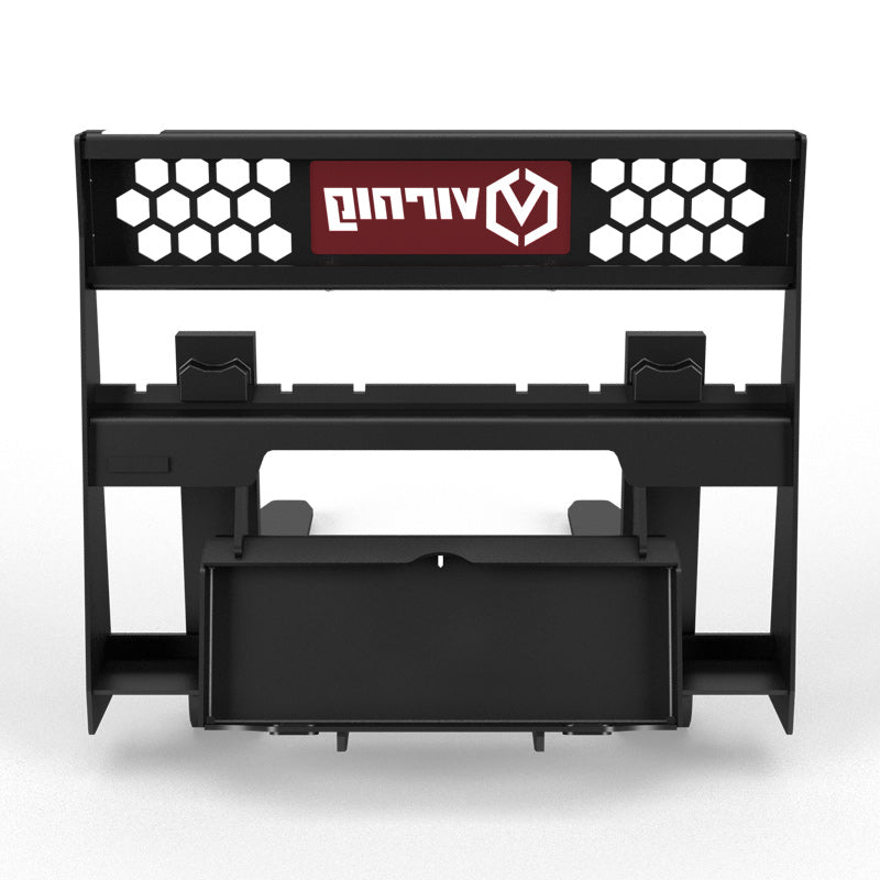 Virnig V20 Mini Skid Steer Rail Pallet Fork | Models CPF3622 & CPF4222 | Widths 36" & 42" | Hydraulic Flow Range 15 To 25 GPM | For Mini Skid Steer