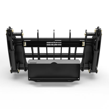 Virnig V20 Mini Skid Steer Root Rake Grapple | Models CRG36, CRG42 & CRG48 | Widths 36" To 48" | Hydraulic Flow Range 15 To 25 GPM | For Mini Skid Steers