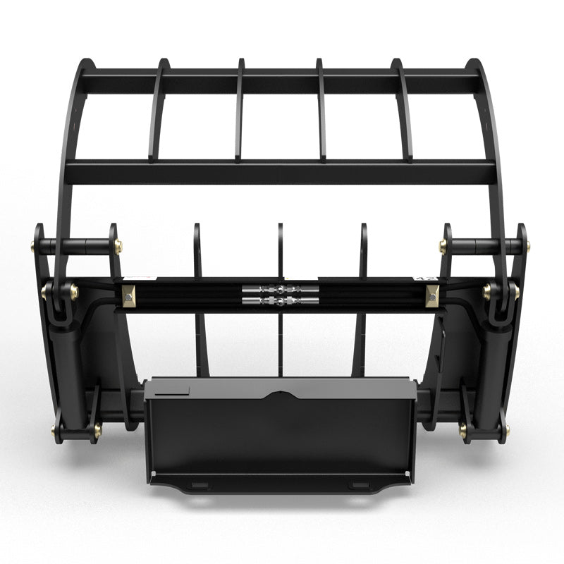 Virnig V20 Mini Skid Steer Root Rake Grapple | Models CRG36, CRG42 & CRG48 | Widths 36" To 48" | Hydraulic Flow Range 15 To 25 GPM | For Mini Skid Steers