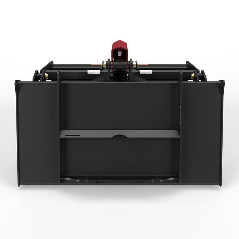 Virnig V20 Mini Skid Steer Scrap Grapple | Models CSG36, CSG42, CSG48 | Widths 36" to 48" | Hydraulic Flow 15–25 GPM | For Mini Skid Steers