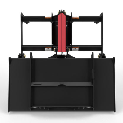 Virnig V20 Mini Skid Steer Scrap Grapple | Models CSG36, CSG42, CSG48 | Widths 36" to 48" | Hydraulic Flow 15–25 GPM | For Mini Skid Steers