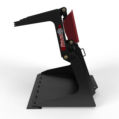 Virnig V20 Mini Skid Steer Scrap Grapple | Models CSG36, CSG42, CSG48 | Widths 36" to 48" | Hydraulic Flow 15–25 GPM | For Mini Skid Steers
