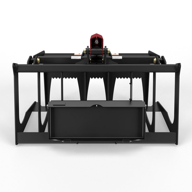 Virnig V20 Mini Skid Steer Skeleton Grapple | Models CSGV36, CSGV42 & CSGV48 | Widths 36" To 48" | Hydraulic Flow Range 15 To 25 GPM | For Mini Skid Steer