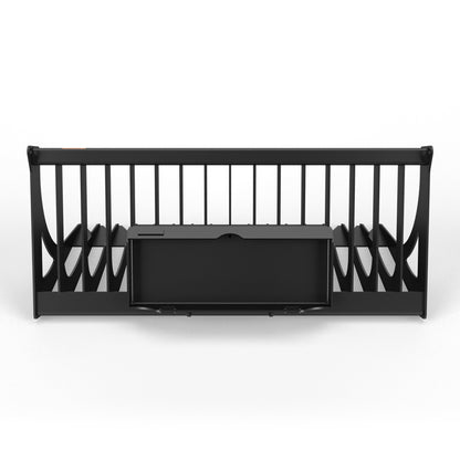 Virnig V20 Mini Skid Steer Skeleton Rock Bucket | Models CSRB36, CSRB42 & CSRB48 | Widths 36" To 48" | Hydraulic Flow Range 15 To 25 GPM | For Mini Skid Steers