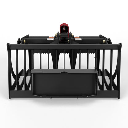 Virnig V20 Mini Skid Steer Skeleton Rock Grapple | Models CSRG36, CSRG42 & CSRG48 | Widths 36" To 48" | Hydraulic Flow Range 15 To 25 GPM | For Mini Skid Steer