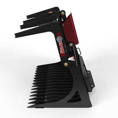 Virnig V20 Mini Skid Steer Skeleton Rock Grapple | Models CSRG36, CSRG42 & CSRG48 | Widths 36" To 48" | Hydraulic Flow Range 15 To 25 GPM | For Mini Skid Steer