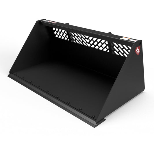 Virnig V20 Mini Skid Steer Snow/Light Material Bucket | Models CLMB36 To CLMB60 | Widths 36" To 60" | Hydraulic Flow Range 15 To 25 GPM | For Mini Skid Steer