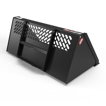 Virnig V20 Mini Skid Steer Snow/Light Material Bucket | Models CLMB36 To CLMB60 | Widths 36" To 60" | Hydraulic Flow Range 15 To 25 GPM | For Mini Skid Steer