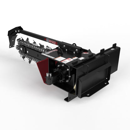Virnig V20 Mini Skid Steer Trencher | Models CTRN36-18 & CTRN48-18 | 36" To 48" Dig Depth | Hydraulic Flow 10 To 18 GPM | For Mini Skid Steers