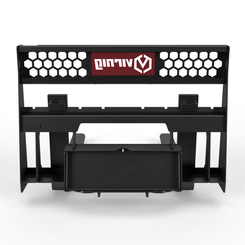 Virnig V20 Mini Skid Steer Wide Rail Pallet Fork | Models CWPF3622 & CWPF4222 | Widths 36" & 42" | Hydraulic Flow Range 15 To 25 GPM | For Mini Skid Steer