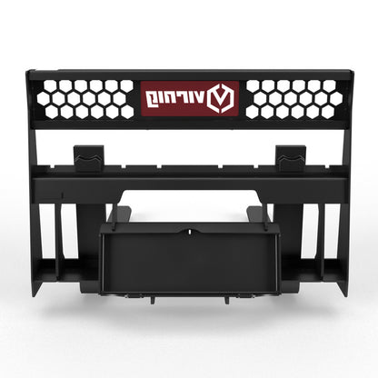 Virnig V20 Mini Skid Steer Wide Rail Pallet Fork | Models CWPF3622 & CWPF4222 | Widths 36" & 42" | Hydraulic Flow Range 15 To 25 GPM | For Mini Skid Steer