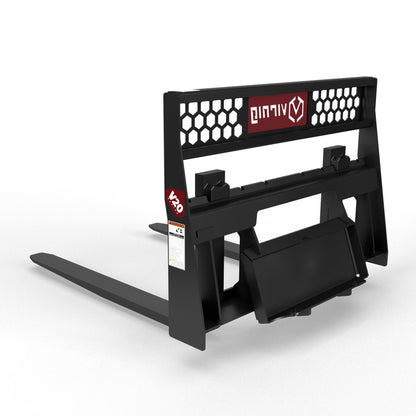 Virnig V20 Mini Skid Steer Wide Rail Pallet Fork | Models CWPF3622 & CWPF4222 | Widths 36" & 42" | Hydraulic Flow Range 15 To 25 GPM | For Mini Skid Steer