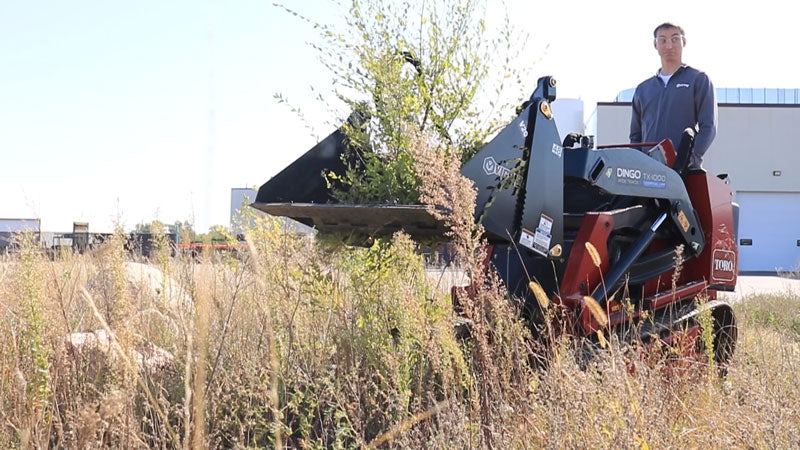 Virnig V20 Mini Skid Steer Multi-Purpose Bucket (4-in-1) | Models CMP36, CMP42, CMP48 & CMP54 | Widths 36" To 54" | Hydraulic Flow Range 15 To 25 GPM | For Mini Skid Steer