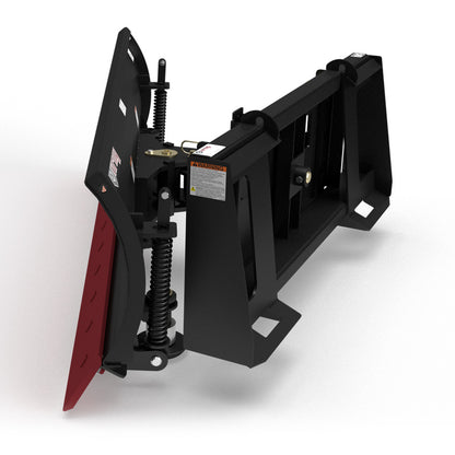 Virnig V30 Compact Tractor Angle Snow Blade | Models SBS60-CT & SBS72-CT | Widths 60" & 72" | Horsepower 20 To 45 HP Tractors | For Compact Tractor