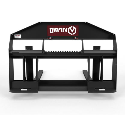 Virnig V30 Compact Tractor Rail Pallet Fork | Models PF3622-CT & PF4222-CT | Tine Length 36.0 & 42.0 | Width 50.5" | Horsepower 25 To 35 HP | For Compact Tractors