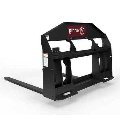 Virnig V30 Compact Tractor Rail Pallet Fork | Models PF3622-CT & PF4222-CT | Tine Length 36.0 & 42.0 | Width 50.5" | Horsepower 25 To 35 HP | For Compact Tractors