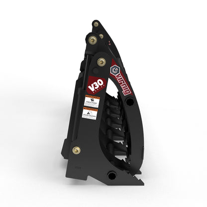 Virnig V30 Compact Tractor Root Rake Grapple | Models URG54-CT, URG60-CT, URG66-CT | Widths 56.5" To 67.5" | Horsepower 25 To 40 HP | For Compact Tractors