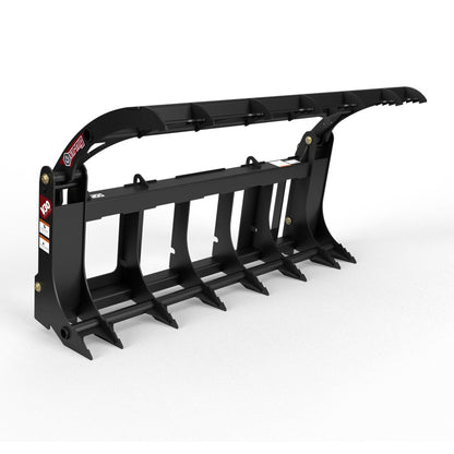 Virnig V30 Compact Tractor Root Rake Grapple | Models URG54-CT, URG60-CT, URG66-CT | Widths 56.5" To 67.5" | Horsepower 25 To 40 HP | For Compact Tractors