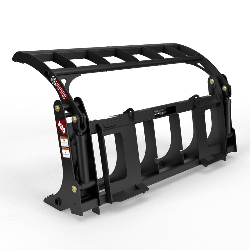 Virnig V30 Compact Tractor Root Rake Grapple | Models URG54-CT, URG60-CT, URG66-CT | Widths 56.5" To 67.5" | Horsepower 25 To 40 HP | For Compact Tractors