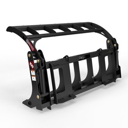 Virnig V30 Compact Tractor Root Rake Grapple | Models URG54-CT, URG60-CT, URG66-CT | Widths 56.5" To 67.5" | Horsepower 25 To 40 HP | For Compact Tractors