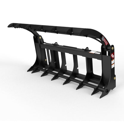 Virnig V30 Compact Tractor Root Rake Grapple | Models URG54-CT, URG60-CT, URG66-CT | Widths 56.5" To 67.5" | Horsepower 25 To 40 HP | For Compact Tractors