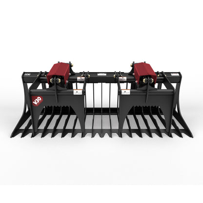 Virnig V30 Compact Tractor Skeleton Grapple | Models SGV48-CT To SGV72-CT | Widths 48" To 74" | Horsepower 25 To 50 HP | For Compact Tractors