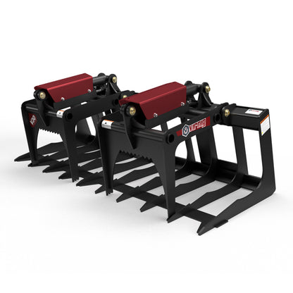 Virnig V30 Compact Tractor Skeleton Grapple | Models SGV48-CT To SGV72-CT | Widths 48" To 74" | Horsepower 25 To 50 HP | For Compact Tractors