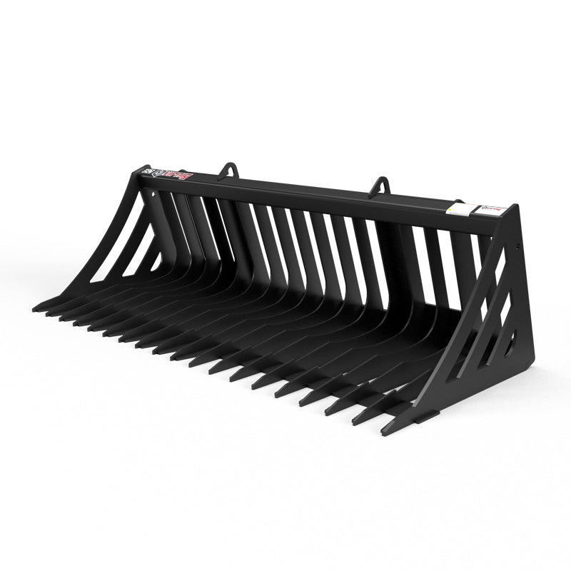 Virnig V30 Compact Tractor Skeleton Rock Bucket | Models SRV48-CT To SRV72-CT | Widths 48" To 72" | Horsepower 25 To 50 HP | For Compact Tractors