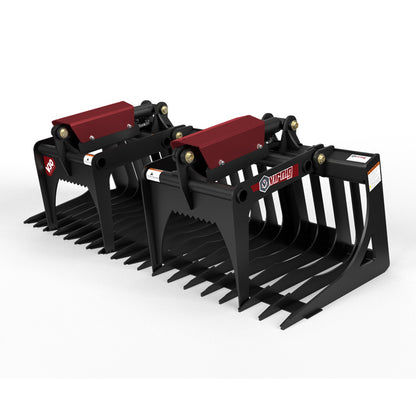 Virnig V30 Compact Tractor Skeleton Rock Grapple | Models SRGV48-CT To SRGV72-CT | Widths 48" To 72" | horsepower 20 To 50 HP  | For Compact Tractors