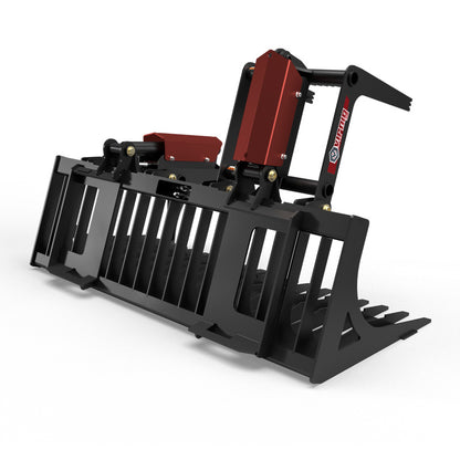 Virnig V30 Compact Tractor Skeleton Rock Grapple | Models SRGV48-CT To SRGV72-CT | Widths 48" To 72" | horsepower 20 To 50 HP  | For Compact Tractors