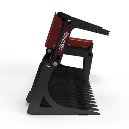 Virnig V30 Compact Tractor Skeleton Rock Grapple | Models SRGV48-CT To SRGV72-CT | Widths 48" To 72" | horsepower 20 To 50 HP  | For Compact Tractors