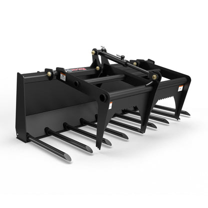 Virnig V30 Compact Tractor Utility Fork Grapple | Models UGV48-CT To UGV72-CT | Widths 49" To 72.5" | Horsepower 20 To 50 HP | For Compact Tractors