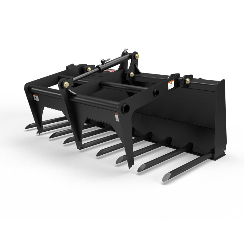 Virnig V30 Compact Tractor Utility Fork Grapple | Models UGV48-CT To UGV72-CT | Widths 49" To 72.5" | Horsepower 20 To 50 HP | For Compact Tractors