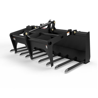 Virnig V30 Compact Tractor Utility Fork Grapple | Models UGV48-CT To UGV72-CT | Widths 49" To 72.5" | Horsepower 20 To 50 HP | For Compact Tractors