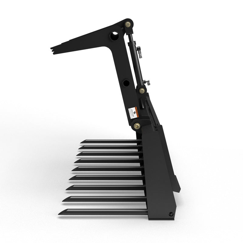 Virnig V30 Compact Tractor Utility Fork Grapple | Models UGV48-CT To UGV72-CT | Widths 49" To 72.5" | Horsepower 20 To 50 HP | For Compact Tractors