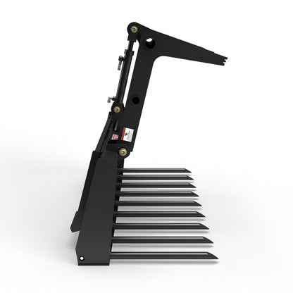 Virnig V30 Compact Tractor Utility Fork Grapple | Models UGV48-CT To UGV72-CT | Widths 49" To 72.5" | Horsepower 20 To 50 HP | For Compact Tractors