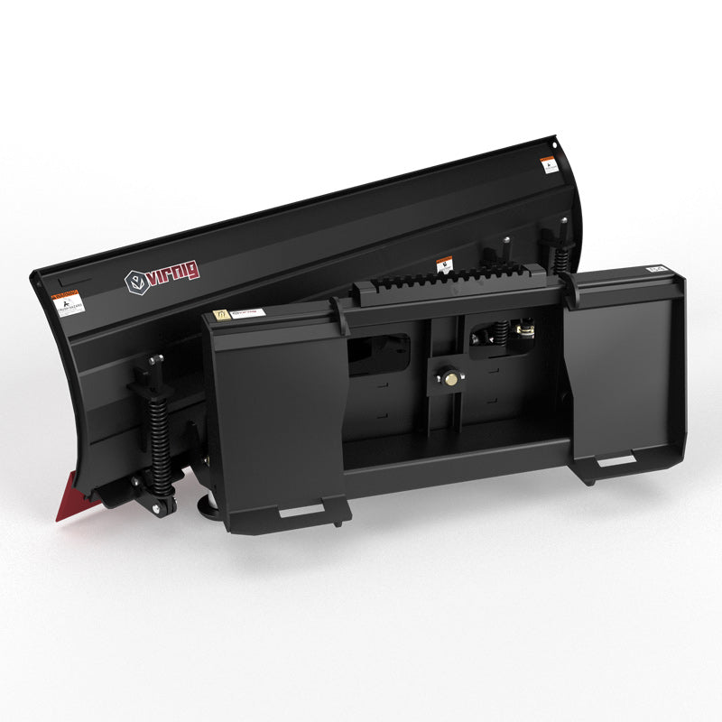 Virnig V40 Angle Snow Blade | Models SBS60-UT, SBS72-UT, SBS84-UT & SBS96-UT | Widths 62" To 98" | Hydraulic Flow 15 To 25 GPM | For Skid Steer