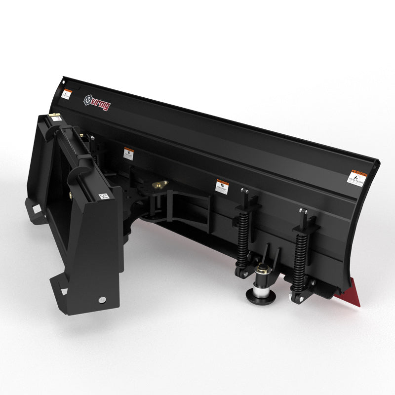 Virnig V40 Angle Snow Blade | Models SBS60-UT, SBS72-UT, SBS84-UT & SBS96-UT | Widths 62" To 98" | Hydraulic Flow 15 To 25 GPM | For Skid Steer