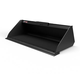 Virnig V40 Low Profile Dirt Bucket | EDV Series | Widths 61.5" To 85.5" | 22 GPM | For Skid Steer & Track Loaders