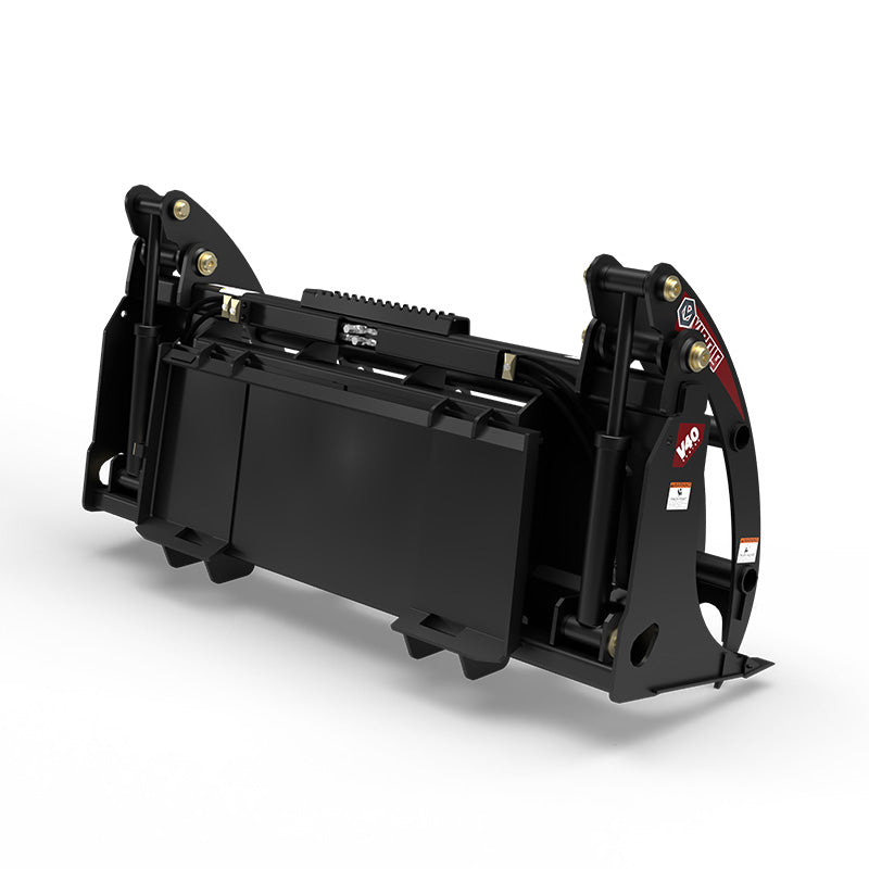 Virnig V40 Root Rake Grapple | Models URG60-UT, URG66-UT & URG72-UT | Widths 61.5" to 73.5" | Hydraulic Flow 15 to 25 GPM | For Skid Steer & Track Loaders