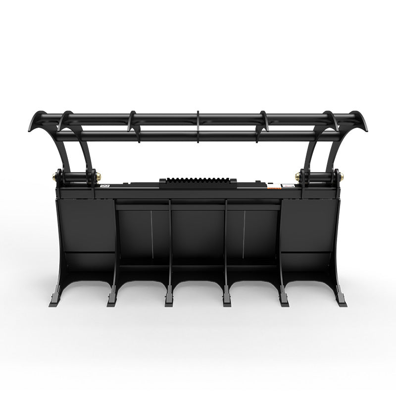 Virnig V40 Root Rake Grapple | Models URG60-UT, URG66-UT & URG72-UT | Widths 61.5" to 73.5" | Hydraulic Flow 15 to 25 GPM | For Skid Steer & Track Loaders