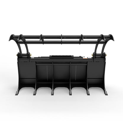 Virnig V40 Root Rake Grapple | Models URG60-UT, URG66-UT & URG72-UT | Widths 61.5" to 73.5" | Hydraulic Flow 15 to 25 GPM | For Skid Steer & Track Loaders